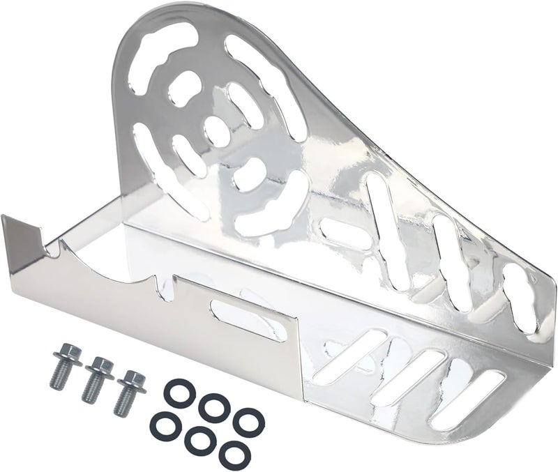 CUQFVAT Mini Bike Chain Guard Clutch Cover for Predator 212cc 196cc Engines for Coleman CT200U CT200U-EX CT100 BT200X Silver Minibike Parts - Image 5